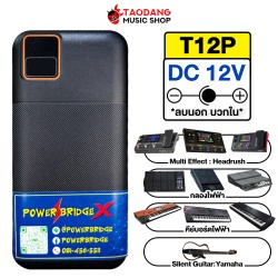 พาวเวอร์แบงค์ Powerbridge X T12P DC 12V บวกใน