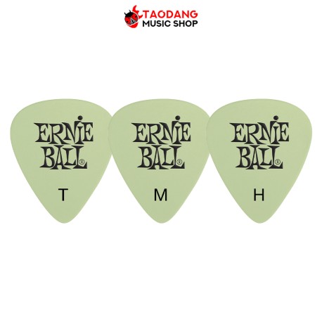 ปิ๊ก Ernie Ball Cellulose Super Glow