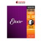 สายกีต้าร์โปร่งเคลือบ Elixir Nanoweb Phosphor Bronze เบอร์ 12 - 53