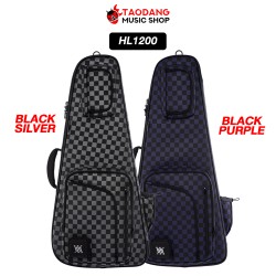 กระเป๋ากีต้าร์ไฟฟ้า Moonwalk HL1300 สี Black Purple