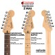 กีต้าร์ไฟฟ้า Fender Standard Stratocaster สี Olympic White
