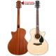 Kepma F0BGA EQ K10 Natural Electric Acoustic Guitar