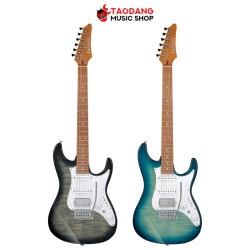 กีต้าร์ไฟฟ้า Ibanez AZ22S1F สี Transparent Turquoise Sunburst
