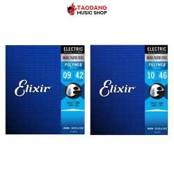 สายกีต้าร์ไฟฟ้า Elixir Polyweb Coating Nickel Plated Steel Super Light ขนาด 10-46