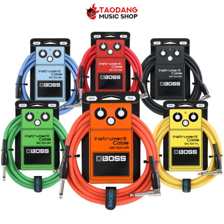 Boss BIC-10A Mono Instrument Cable Orange