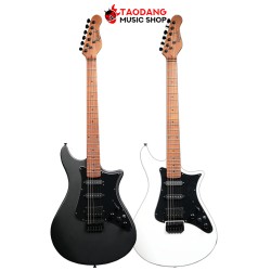 กีต้าร์ไฟฟ้า Kazuki Black Concept Series Neocaster ST สี White
