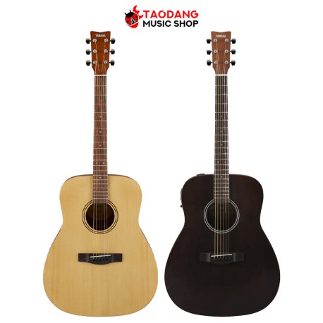 กีต้าร์โปร่งไฟฟ้า Yamaha FX400 สี Smoky Black