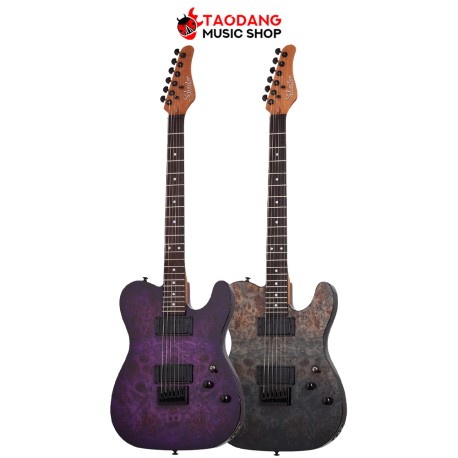 Schecter PT Standard Black Fade Burst Burl Electric Guitar