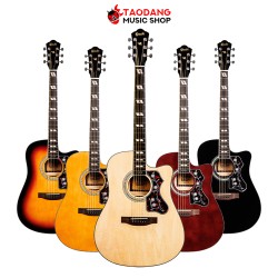 กีต้าร์โปร่ง Kazuki Deluxe DLKZ-41C GEN2 สี Vintage Natural