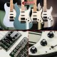 กีต้าร์ไฟฟ้า Kazuki Zen Series สี Ash Green Blue Gray Stripe