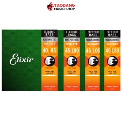 สายเบสไฟฟ้า Elixir Nanoweb Nickel Plated Steel