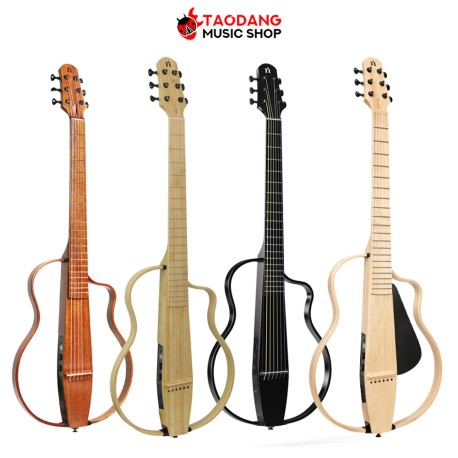 กีต้าร์โปร่งไฟฟ้า Natasha NBSG Steel สี Black