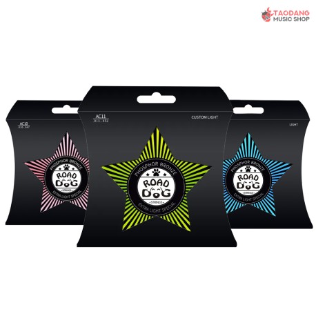 สายกีต้าร์โปร่งเคลือบกันสนิม Road Dog AC10 , AC11 , AC12