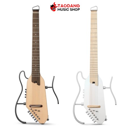 กีต้าร์โปร่งไฟฟ้า Donner Hush I Pro สี White