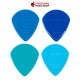 ปิ๊ก D grip Nylon Jazz A 1.18 MM. สี Ocean Blue