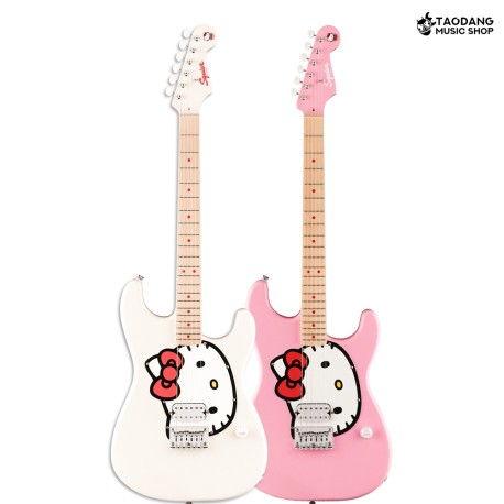 กีต้าร์ไฟฟ้า Squier Hello Kitty Stratocaster