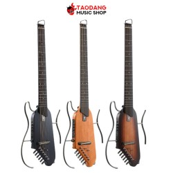กีต้าร์โปร่งไฟฟ้า Donner HUSH-I Silent Guitar สี Sunburst