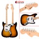 กีต้าร์ไฟฟ้า Squier Sonic Mustang SS