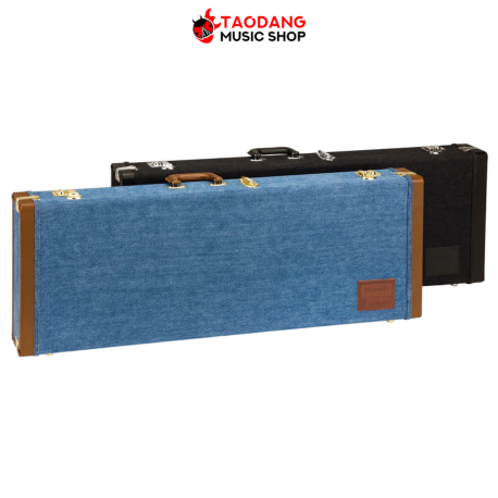 กระเป๋ากีต้าร์ไฟฟ้า Fender x Wrangler Denim case สี Black