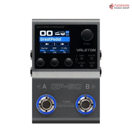 Valeton GP-50 Multi-Effects Processor SnapTone & IR Loader