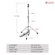 Hebikuo G500 Hihat Stand