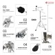 Hebikuo G400 Cymbal Stand