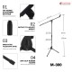 Hebikuo M300 Microphone Stands