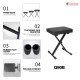 Hebikuo Q90 Series Piano & Keyboard Bench