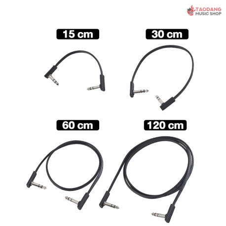 สายพ่วงเอฟเฟค Rockboard Flat TRS Cable