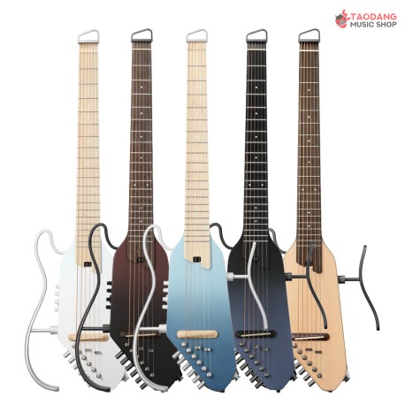 กีต้าร์โปร่งไฟฟ้า Donner Hush I Pro สี White