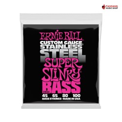 Ernie Ball Super Slinky Stainless Steel 45-100 Electric Bass Strings