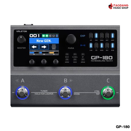 มัลติเอฟเฟค Valeton GP-180 Multi-Effects Processor Pedal