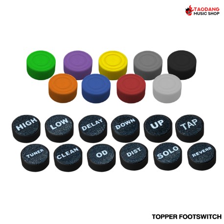 ฝาครอบปุ่มเอฟเฟค Gerang Footswitch , Wording Footswitch