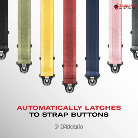 D'addario Auto Lock Polypro Guitar Strap