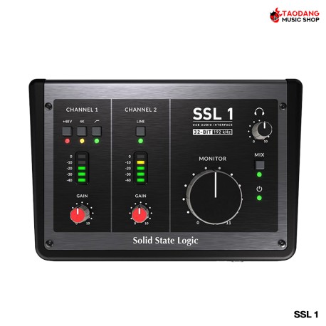 ออดิโออินเตอร์เฟส Solid state logic SSL 1 สี Black