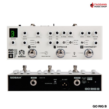 มัลติเอฟเฟคเบส Soran Go Rig B สี Silver