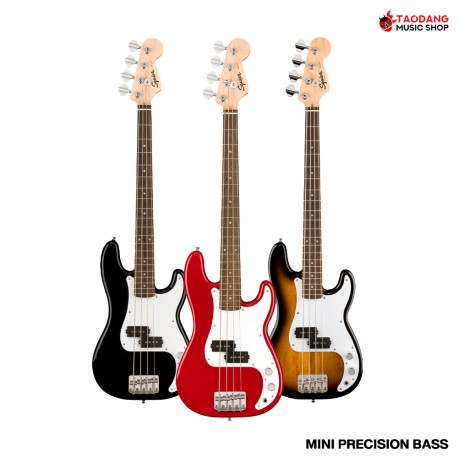 เบสไฟฟ้า Squier Mini Precision Bass สี Black