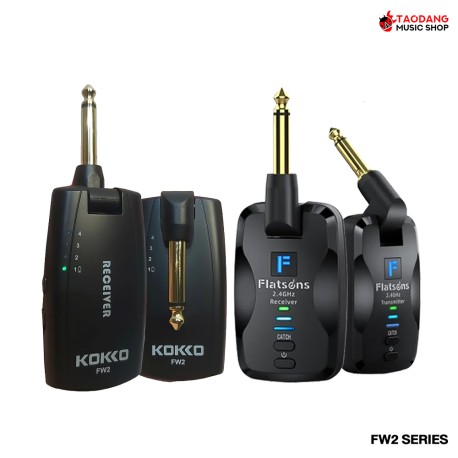 ไวเลสกีต้าร์ Kokko FW2D สี Black 