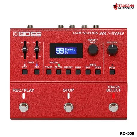 เอฟเฟคก้อนลูปสเตชั่น Boss RC-500 สี Red