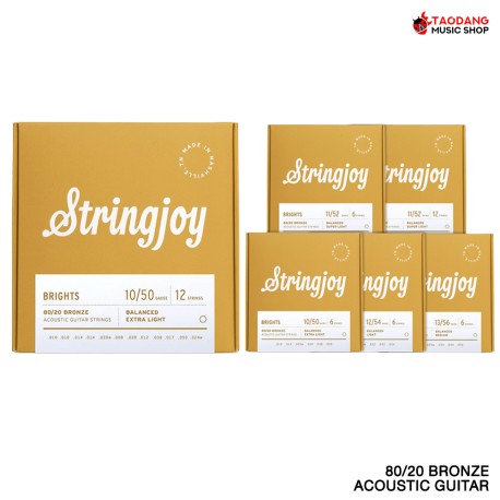 สายกีต้าร์โปร่ง Stringjoy Brights Series