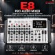 มิกเซอร์อนาล็อก Ceflar E8 สี White
