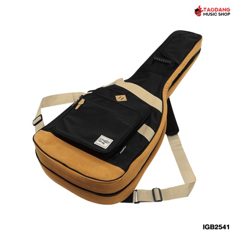 กระเป๋ากีต้าร์ไฟฟ้าบุฟองน้ำสำหรับ 2 ตัว Ibanez IGB2541 สี Black