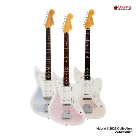 กีต้าร์ไฟฟ้า Fender 2026 Collection Hybrid II Jazzmaster Misty Satin Series