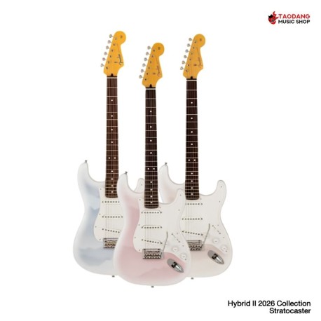 กีต้าร์ไฟฟ้า Fender 2026 Collection Hybrid II Stratocaster Misty Satin Series
