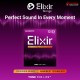 สายกีต้าร์โปร่งเคลือบ Elixir Nanoweb Phosphor Bronze เบอร์ 12 - 53