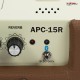 แอมป์กีต้าร์โปร่งบลูธูท Amppro APC-15R สีน้ำตาล